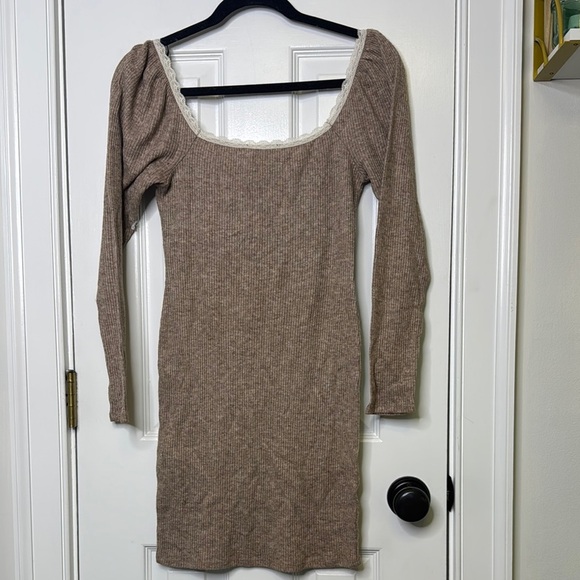 Forever 21 Brown Bodycon Scoop Neck Dress - Picture 6 of 6